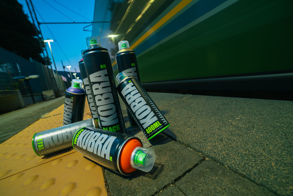 Kobra HP: High-Pressure Spray Paint for Street Art & Graffiti