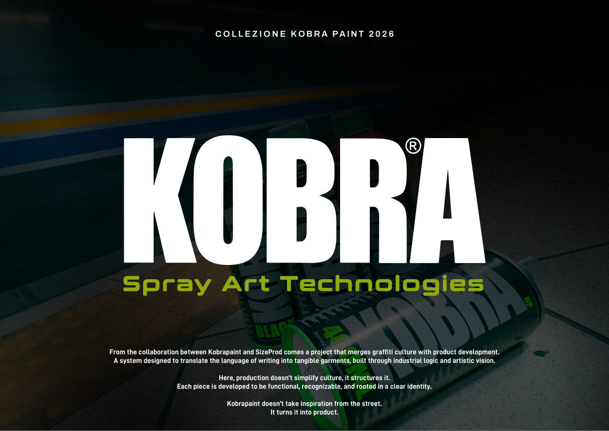 Kobra Paint & Sizeprod 2026: La Nuova Collezione Apparel tra Street Art e Design