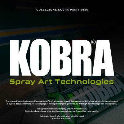 Kobra Paint & Sizeprod 2026: La Nuova Collezione Apparel tra Street Art e Design